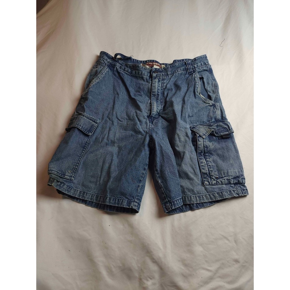 Vintage 90s Coliseum Cargo Shorts Mens 36 Baggy Retro Summer Festival Streetwear